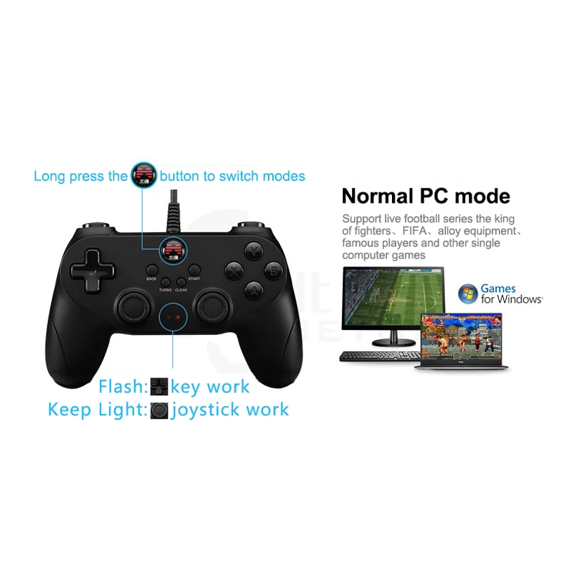 JKING Профессиональный геймпад для PlayStation3 ПК с системой андроида и