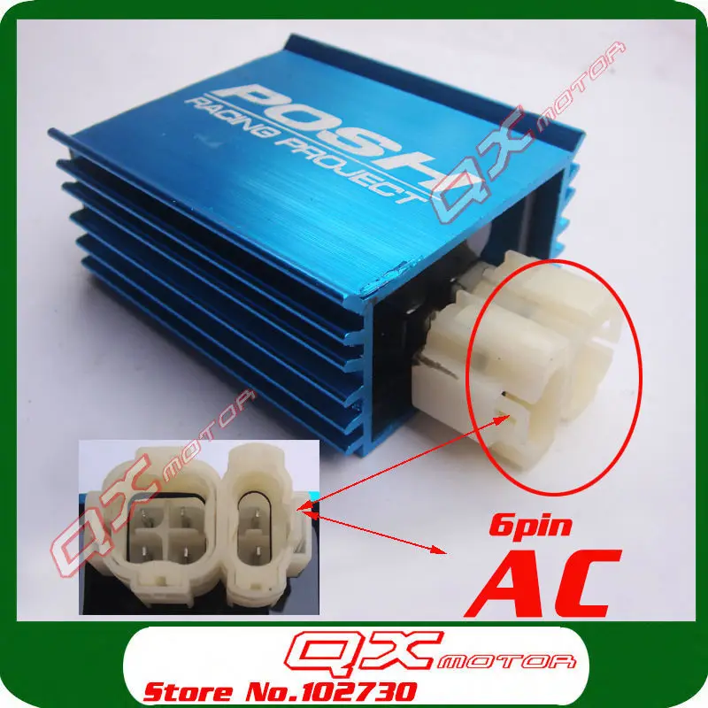 Scooter parts POSH 6 Pin AC Performance Racing CDI GY6 125cc 150cc
