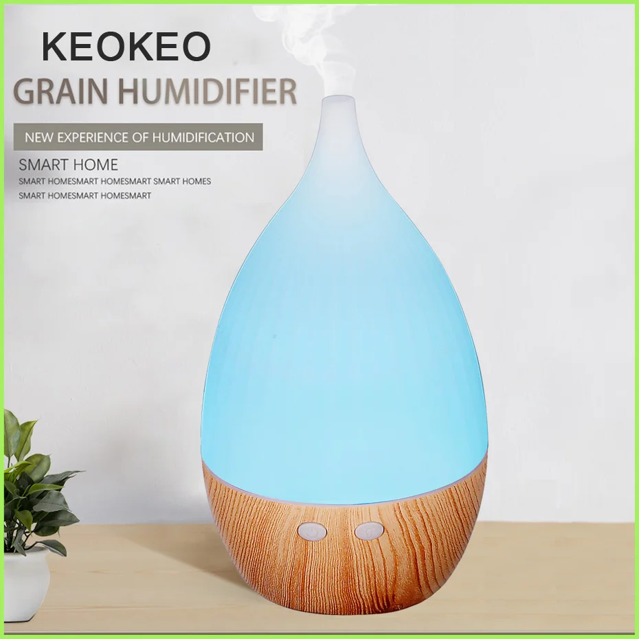 

KEOKEO Air Humidifier Usb Aroma Essential Oil Diffuser 200ML Portable Ultrasonic Humidifier Diffuser Sale Purifier LED For Home