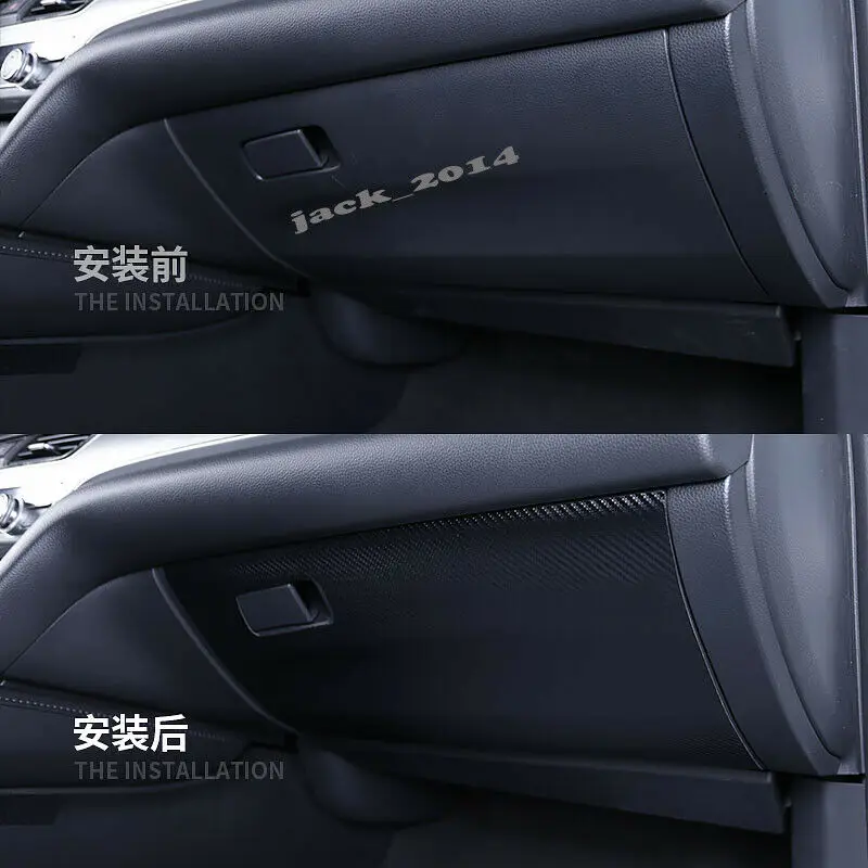 Коробка для перчаток для хранения наклеек из углеродного волокна 2 шт для- Honda Accord 10th