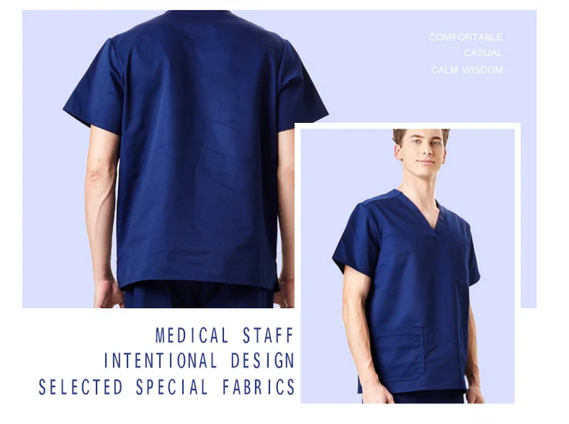Униформа медсестры летняя медицинская хирургическая одежда больничный доктор Стоматологическая аптека салон красоты спа дышащая одежда XS-4XL