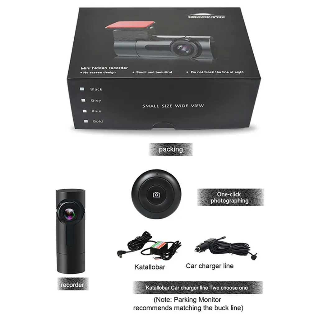 

G6-2S Car Dvr Dash Camera 1080P Wifi 170 Degree Wide Angle Mini Night Vision Car Driving Recorder Video Recorder
