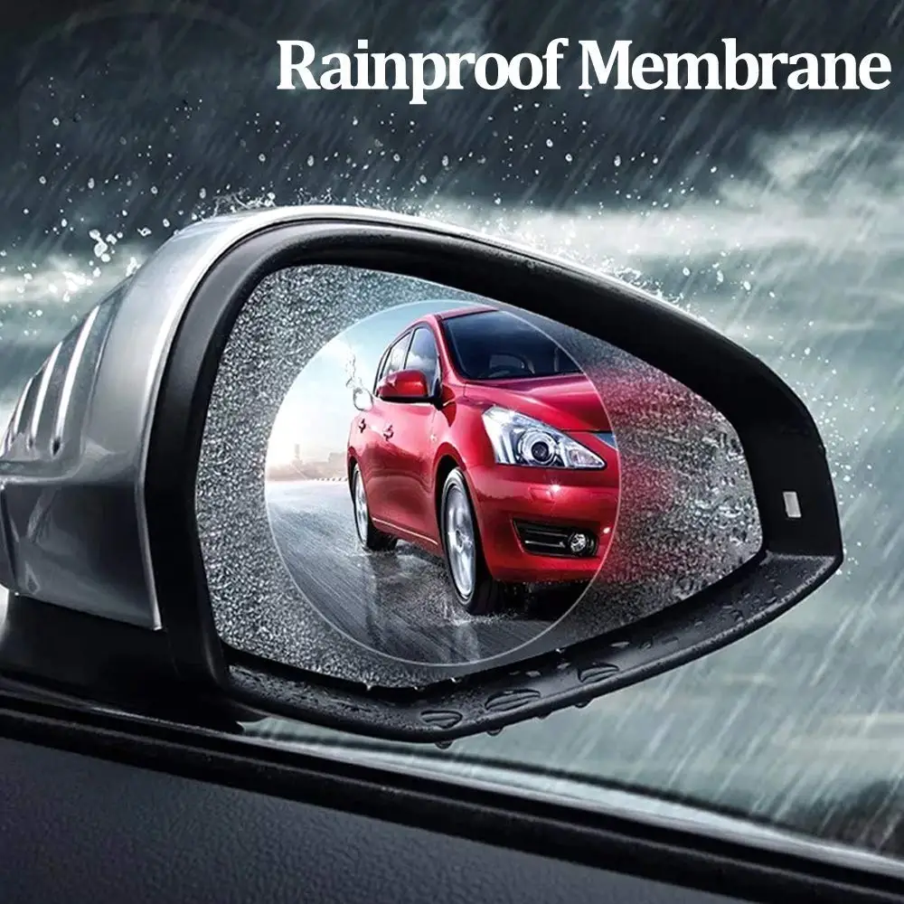

2Pcs Car Rearview Mirror Protective Film Anti-glare Anti-scratch Screen Protector for Rear view Mirror Window Protective