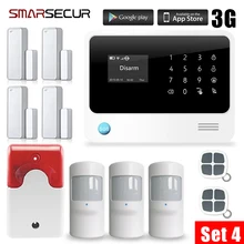 Etiger G90B Plus WiFi 3G GSM Alarm System Sensor English Spansih Russian Voice Android IOS App Smart Home