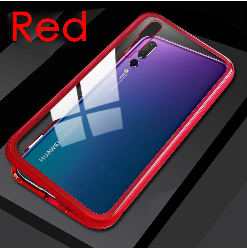 YTIFOU Top Selling Popular Magnetic Full cover Aluminum Mobile phone case for Huawei nova3/nova3E/nova3I/honor10 |