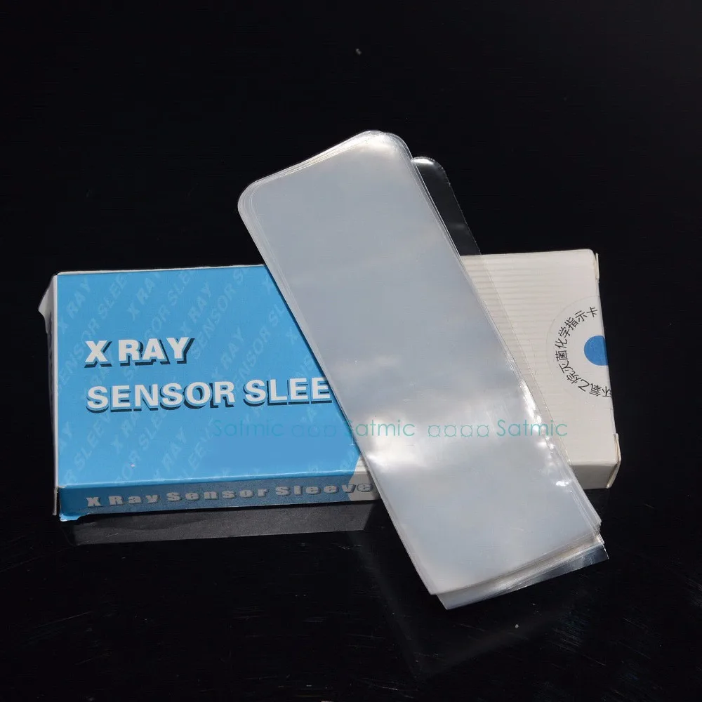 Зубные одноразовые цифровой датчик X-Ray рукавом/крышка 1." х 4.5" 5 Pack 100 шт./упак