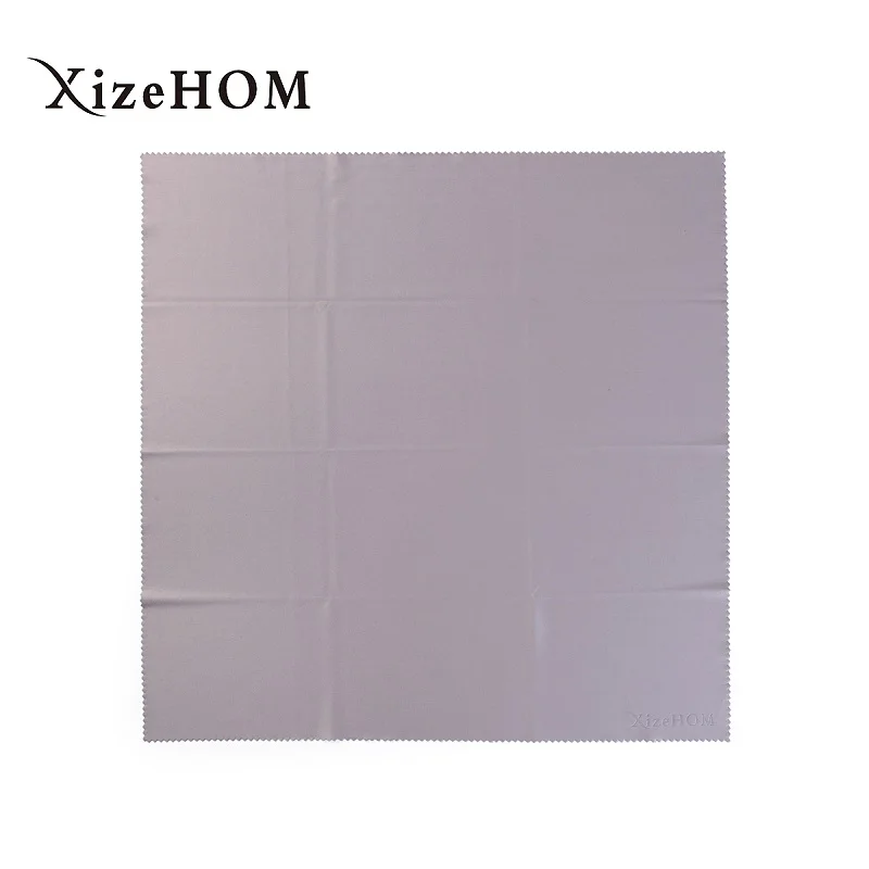 XizeHOM 30*30 см/2 шт. большая салфетка из микрофибры для чистки объектива камеры глаз/очки gps/компьютер для очистки протирания одежды очиститель - Цвет: Светло-серый