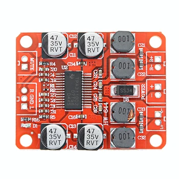 

LEORY TPA3110 Dual Channel tereo Digital Power Amplifier Board Module For 4/6/8/10 Ohm Speaker DC 8-26V 2x15W