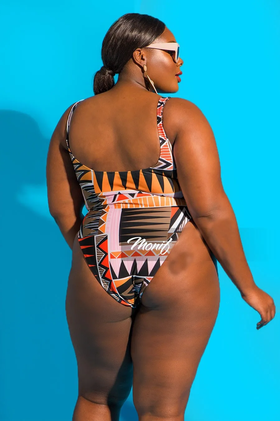 Африканский Цельный купальник для сексуальных женщин плюс размер XL-4XL женский Монокини большой купальный костюм ретро бикини купальник