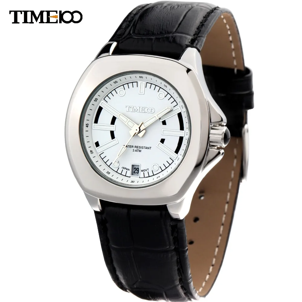 

TIME100 Ladies' Quartz Watch Analog Display Luminous Hands Leather Strap Wristwatch Business Watch Relogio Masculino Reloj Mujer