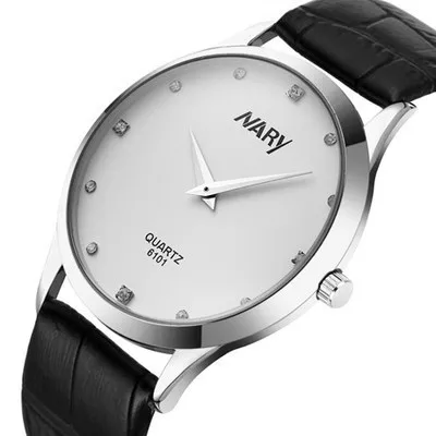 NARY горячая распродажа Женские часы мужские часы модные повседневные кварцевые часы для женщин мужские часы распродажа reloj mujer - Цвет: 6101 White Men