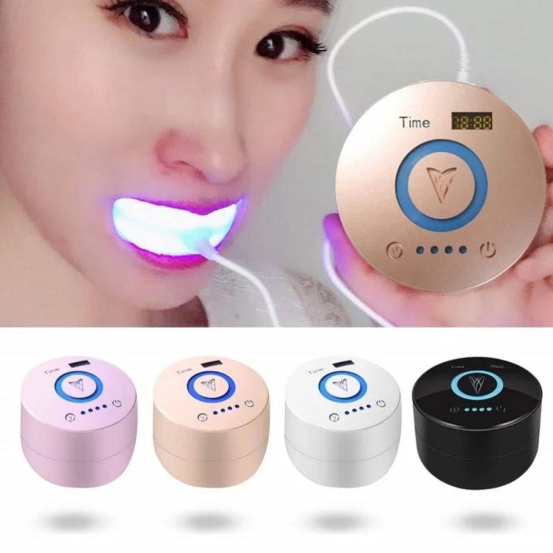 

Teeth Whitening Kit Dental Portal Cool Cold Blue Light Oral Cleaning Machine Portable Smoke Stains Remover Toothbrush (USB )