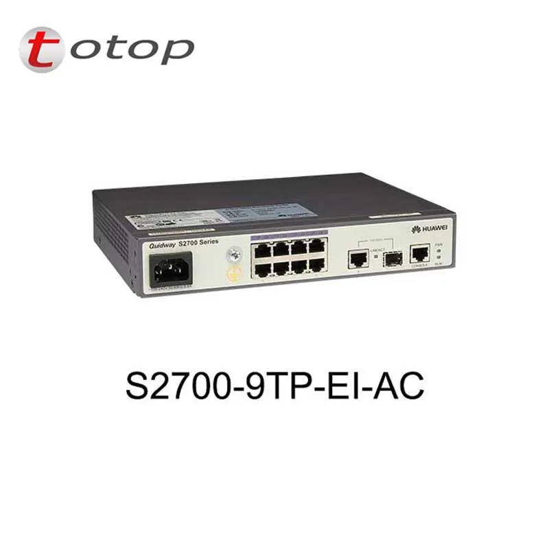 Huawei переключатель S2700-9TP-EI-AC с 8 портов Ethernet 10/100, 1 двойного назначения 10/100/1000 или SFP