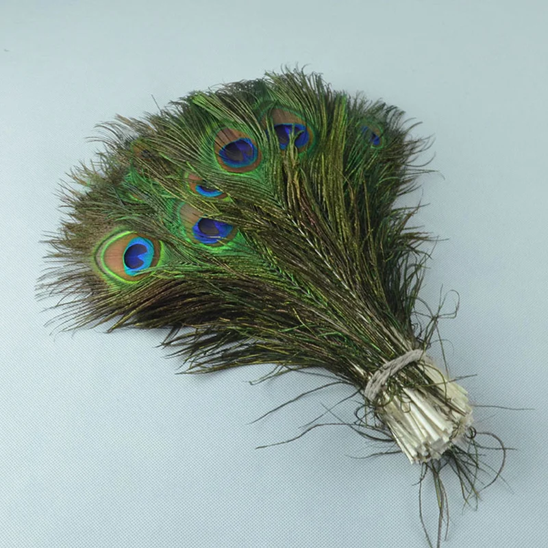 

5pcs! Beautiful Natural peacock feather about 25cm trim Wedding Party Home Hairs DIY plumage for cosplay decoration