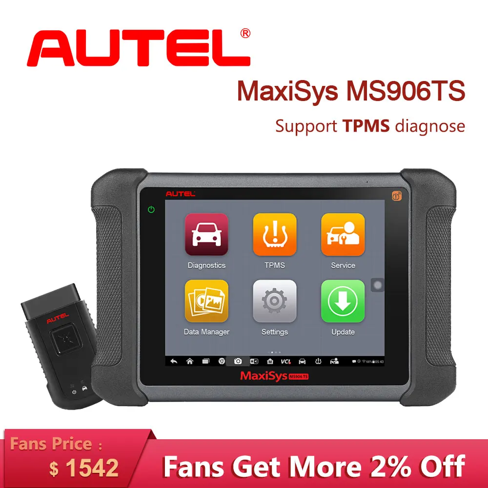 

Autel MaxiSys MS906TS OBD2 Car Auto Diagnostic auto Tool All System TPMS programming tool Scanner ECU Coding Diagnostic Scanner