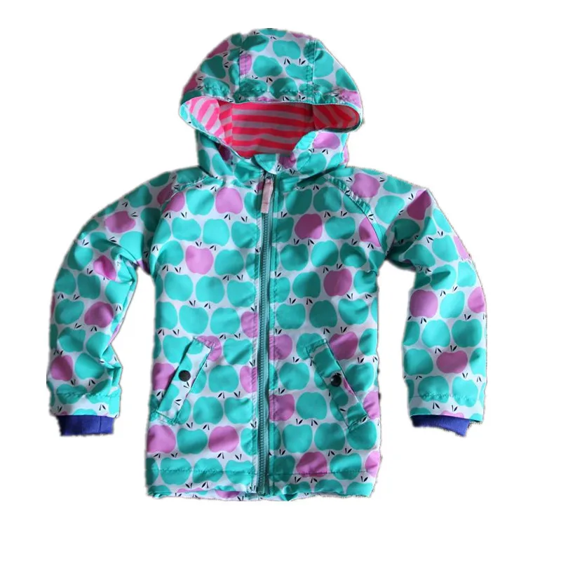 UK Mini BODEN, детская куртка, комплект и изображениями красочного цветка для девочек непромокаемая куртка-ветровка для маленьких мальчиков детское теплое веселый рождественский пальто