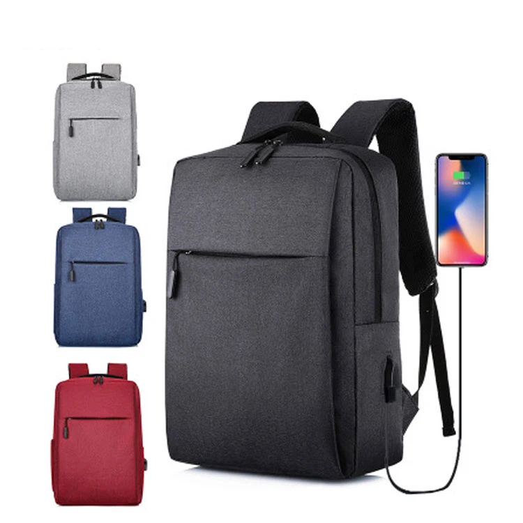

Fashion 14 Inch Laptop Backpack USD Charging Computer Backpacks Casual Style Bags Large Male Business Travel Bag Backpack Men