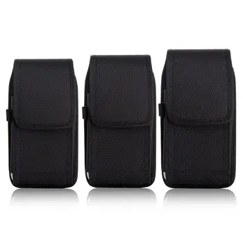 THINKTHENDO Phone Pouch Hanging Waist Storage Bag Fanny Pack Black Classic Belt Clip Pouch Case For iPhone Waist Bag thinkthendo novelty fun men women dad bag dad bod waist bags beer fat hairy belly fanny polyester pack