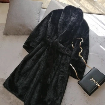

2018 New Style High-end Fashion Women Faux Fur Coat S18