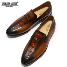 Brand New 2019 Luxury High Quality Men Loafer Shoes Banquet Party Wedding Genuine Leather Male Dress Shoes Pointed Toe Slip On heinrich the new listing brand luxury genuine leather men shoes pointed toe hasp male wedding dress shoes zapatos de hombre