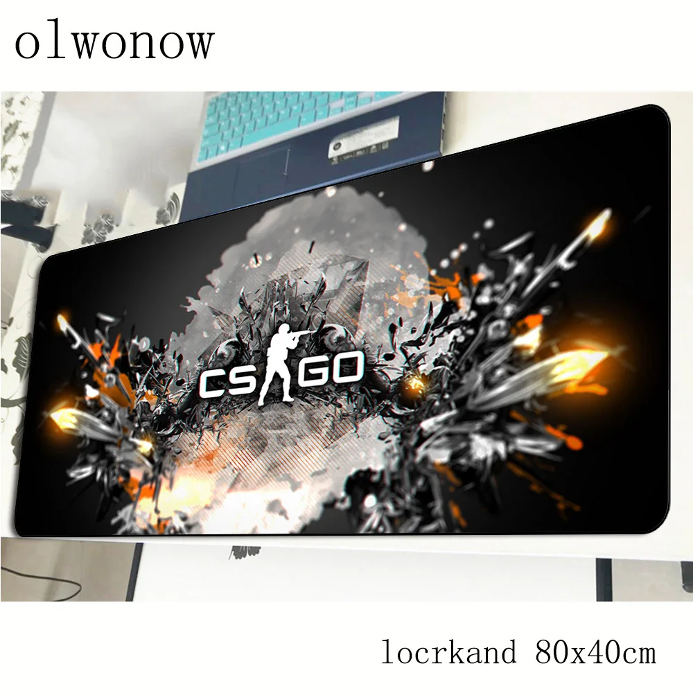 Коврик для мыши csgo 800x400x3 мм игровой коврик большой компьютерный Настольный с