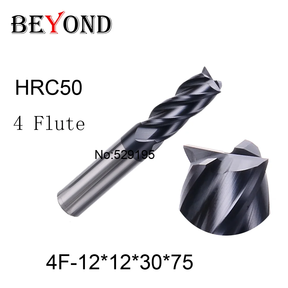 Buy 4f 12*12*30*75,hrc50,carbide End Mills,carbide
