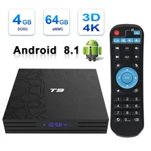 Leelbox T9 Smart TV Box Android 8.1 V BOX T9 4GB 32GB 64GB Rockchip RK3328 1080P H.265 4K PK H96 MAX Set top box