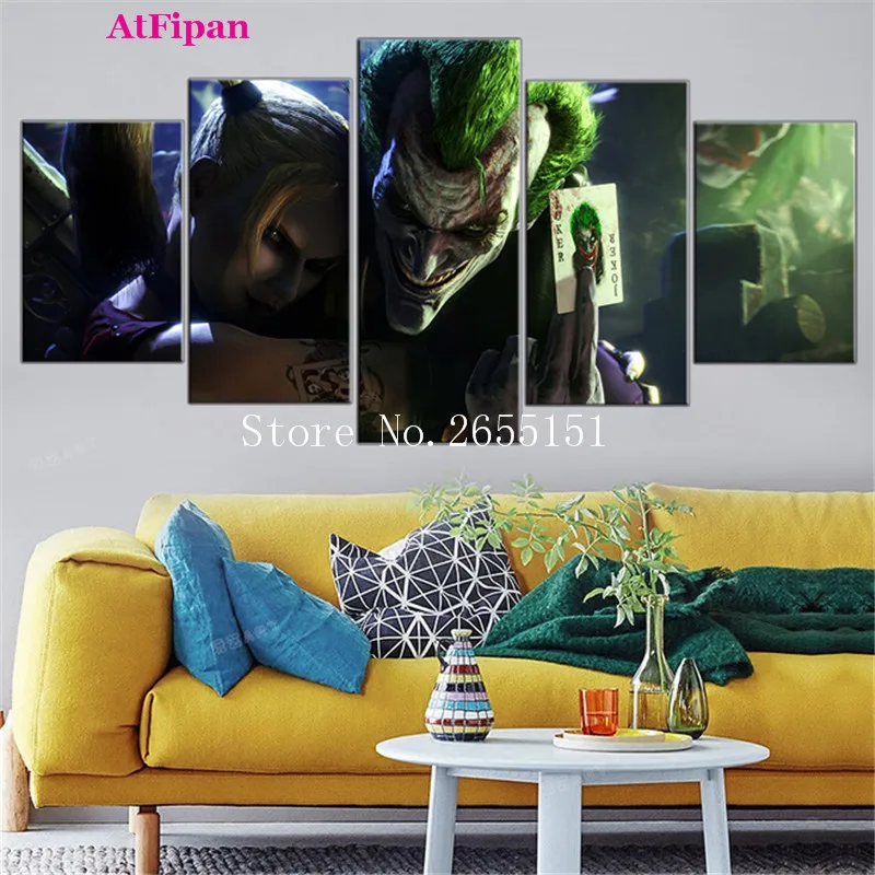 Suicide Squad Joker Canvas JARED LETO Poster Photo Painting on CANVAS Wall Art