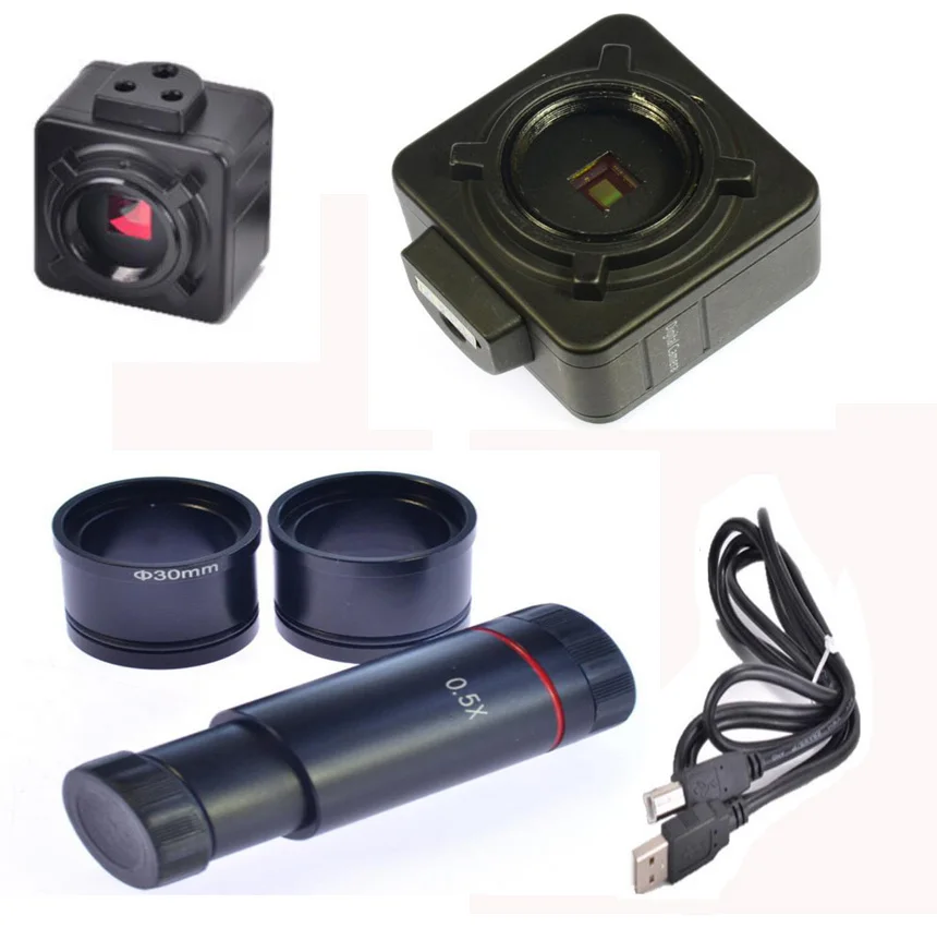 5MP Binocular Stereo Microscope Electronic Eyepiece USB Video CMOS