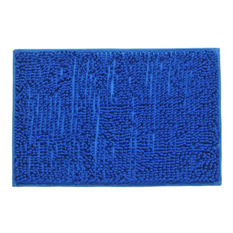 Dark Blue Нескользящий коврик для ванной комнаты, синель, коврики для гостиной, Впитывающий Коврик для воды, кухонные ковры, мягкий уютный напольный коврик - Цвет: Dark Blue