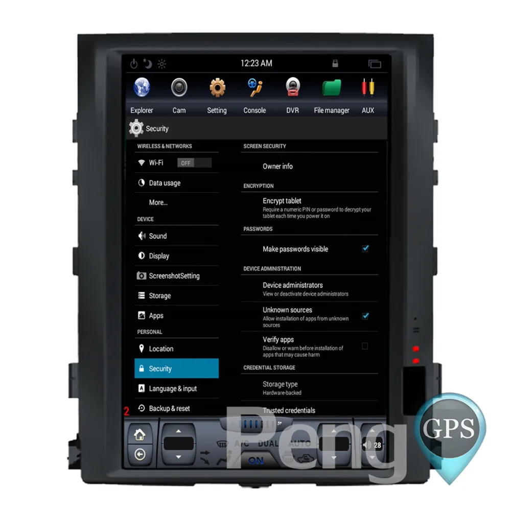 Clearance 16 Inch Android Car GPS Navigation DVD Player for Toyota Land Cruiser LC200 2008-2015 Supports Factory Navigation Tesla Stely 5