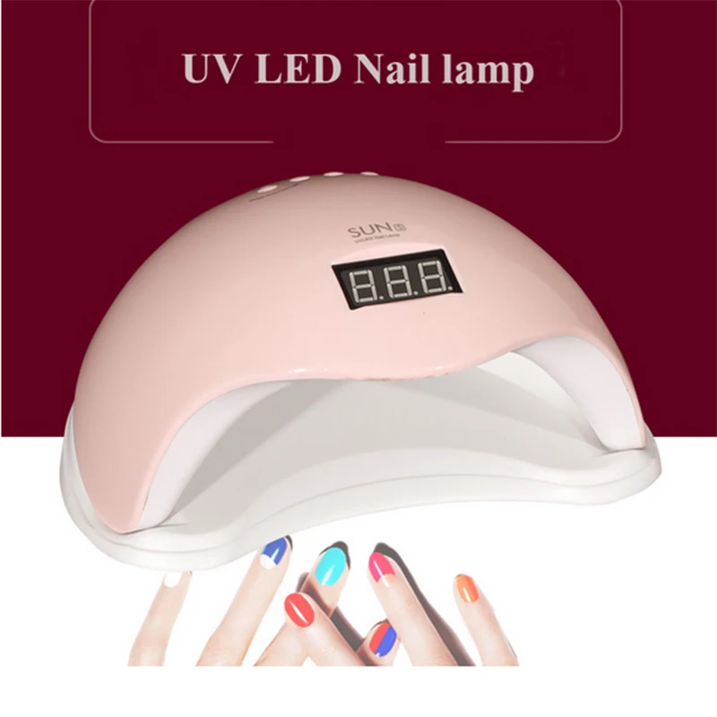 

Sun5 48W UV LED Hybrid Nail Lamp Ice Lamp for Nail Dryer Machine UV Gel LCD Display For Curing Gel Polish Dryer for Nail UV Lamp