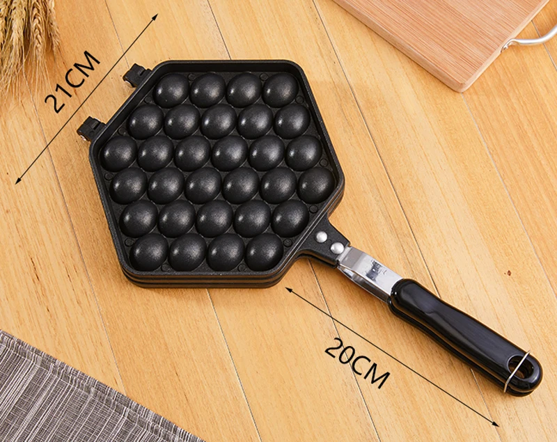 Egg Waffle Maker Pan Mold Aluminum Alloy Non-Stick Hong Kong Egg Waffler  Griddle Egg Bubble Cake Baking Mold Plate Using for Home - China Egg Roll  Pan and Egg Waffle Maker price