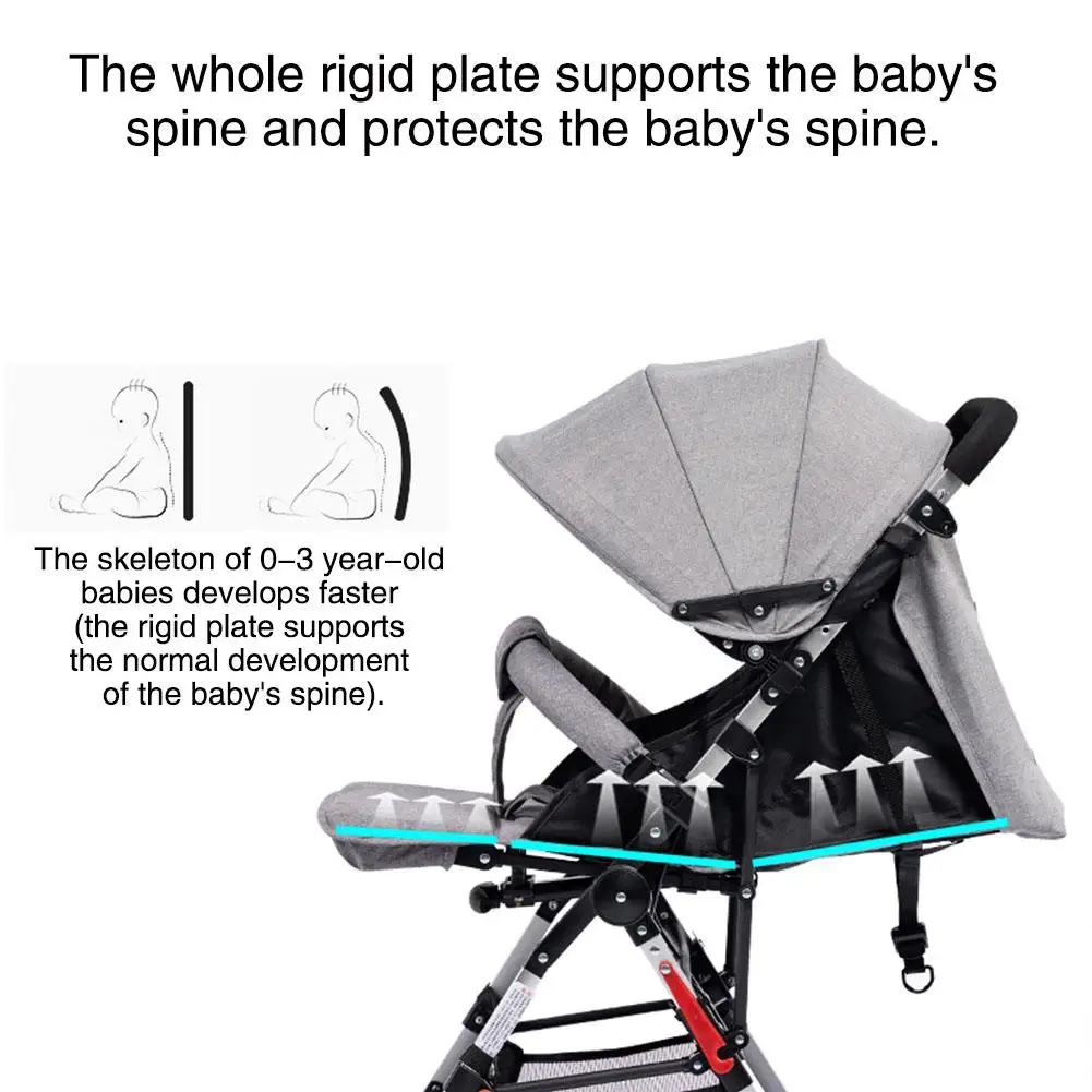 Kidlove тяга тип высокий вид детская тележка амортизатор детская коляска от 0 до 3 лет высокий пейзаж дети зонтик автомобили