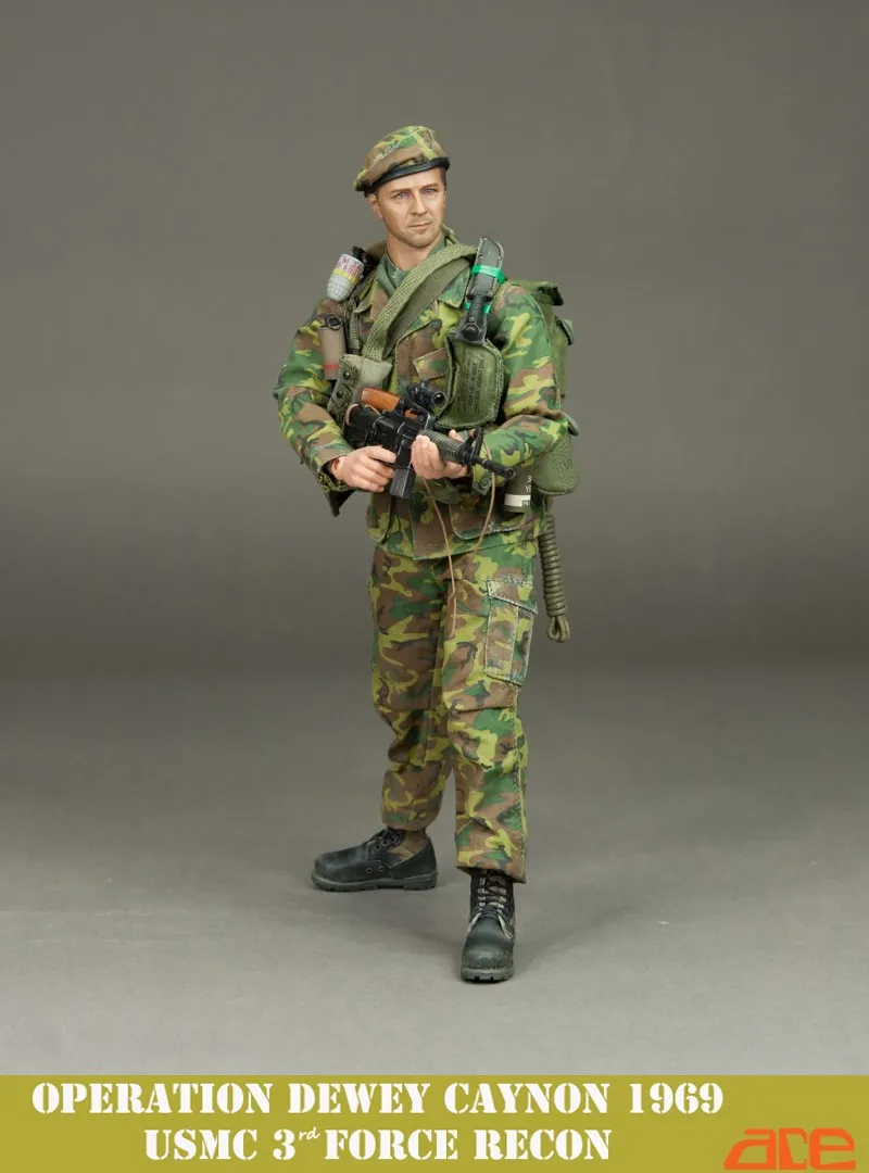 1/6 масштаб фигурка кукла операция Dewey Caynon 1969-USMC 3rd Force Recon Коллекционная 1" фигурка куклы пластмассовые игрушечные модели