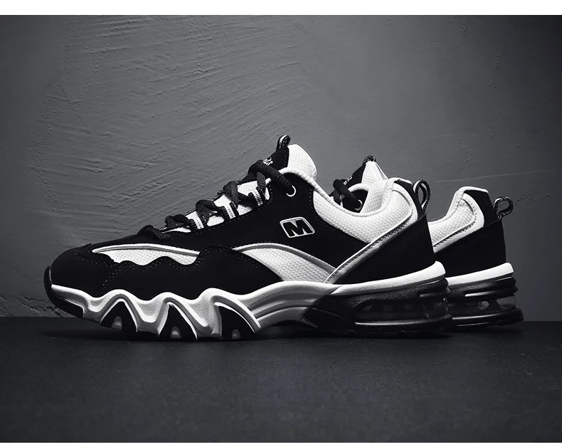 Brand High Top Lovers Air Black White Tenis Sneakers Fashion Shoes Men Casual Breathable Mesh Lace Up Hot Mens Shoe (7)