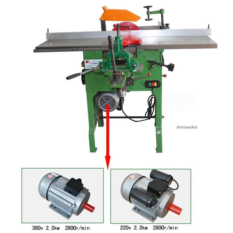 Raboteuse électrique à tronçonneuse 220V 4200r/min, largeur de rabotage de 310mm, outil de travail du bois, multifonction ML393B