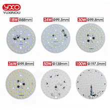 3 W 5 W 7 W 9 W 12 W 15 W 25 w 30 w 40 w 60 w 100 w led Dimmable SMD 5730 Integrato Driver PCB Pannello Della Lampadina Driverless Led PCB Giù luce