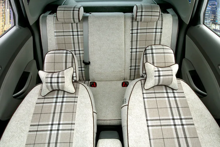 automobile car seat covers customied linen mats for Skoda Octavia Fabia Superb Yeti Rapid VOLVO V60