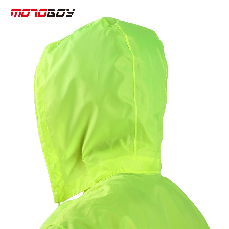 Один комплект XXL 3XL 4XL водонепроницаемый унисекс легкий известный синий зеленый Peacoat мотокросса плащ куртка