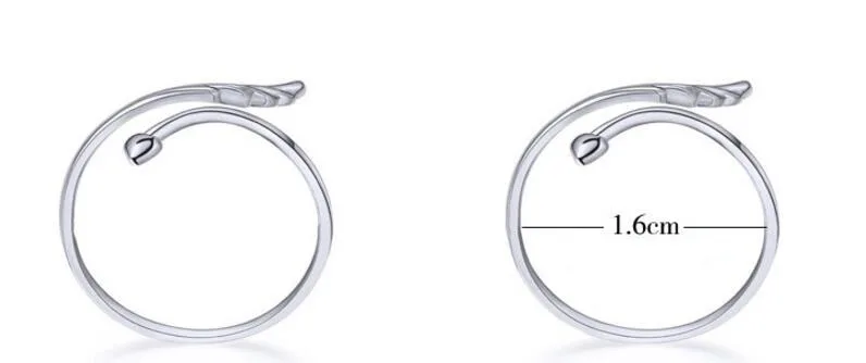 Anenjery, 925 пробы, серебряное кольцо для любви, крылья ангела, кольца для женщин, Анель, подарок(внутренний диаметр 16 мм), S-R155
