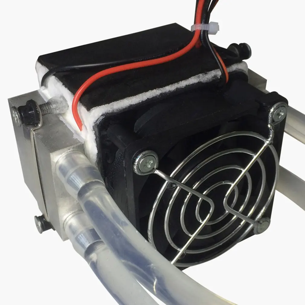 DC12V 108W Semiconductor Electronic Peltier Refrigeration Freezer Space Small Air Conditioner Water Cooling Aluminum Radiator