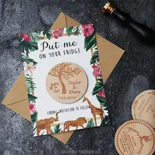 Свадебные сохранить дату магниты, Любовь Дерево сувениры, на заказ юбилей свадебные подарки, гравировка на дереве Свадебные сувениры