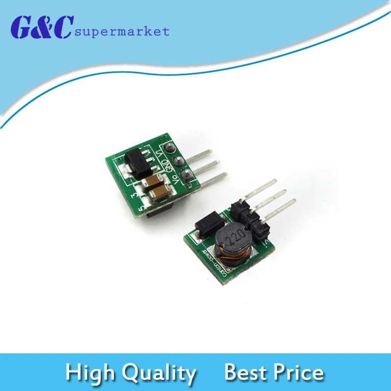 

DC-DC 0.8-3.3V to 3.3V Step Up Boost Power Module For Arduino Voltage Converter Mini Module