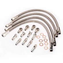 Kinugawa Linha de Água Kit 6AN Turbo para Nissan 300ZX Z32/para Garrett GT28R GT30R