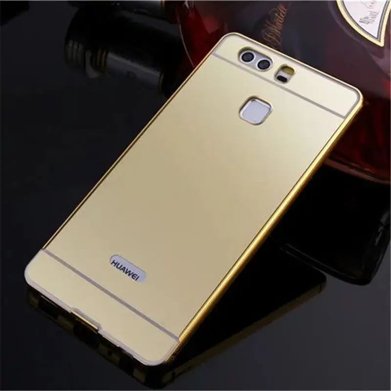 Для Huawei Ascend P9 оболочки кожи высокого качества Роскошные гальванических