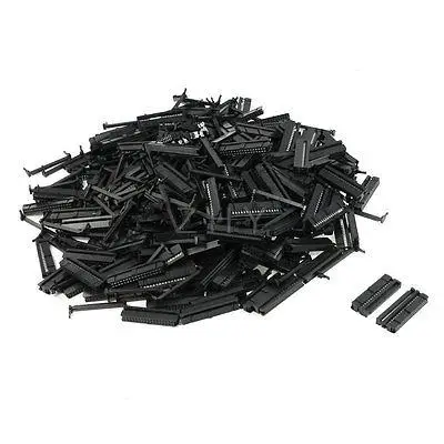 

200 Pcs FC1-34P Flat Ribbon Cable 2 Row 34 Pin IDC Socket Connector Black