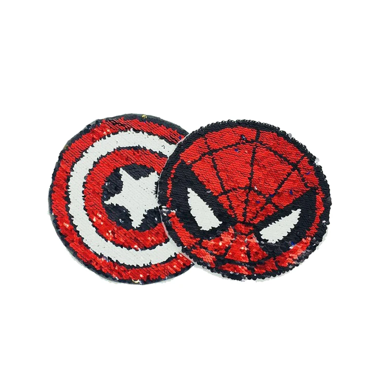 ##BUY football Reversible Change Sequins Sew On Patches for clothes Kids Boy Girl T Shirt Coat Embroidered Reverse cat Patch Applique