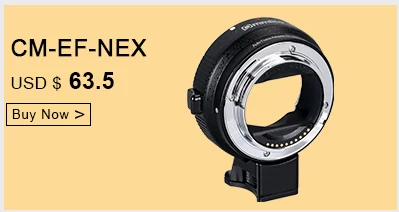 COMMLITE CM-EF-NEX адаптер для крепления объектива с автофокусом для объектива Canon EF для крепления камер sony NEX