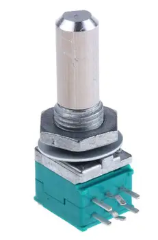 

Alps RK097 10k plusmn 20% logarithmic potentiometer 0.05W panel mounting switch